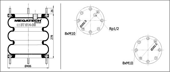 3T 614-38 MP0