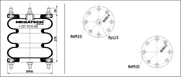 3t 614-38 Mp0