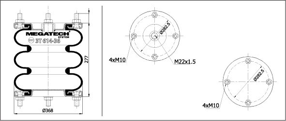 3t 614-36 Mp0