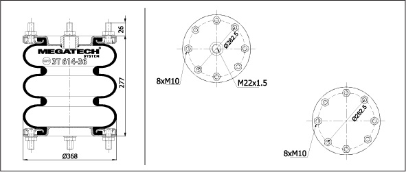 3t 614-36 Mp0