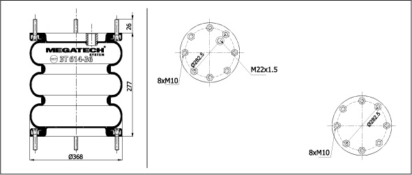 3t 614-36 Mp0