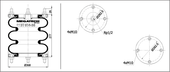 3t 614-36 Mp0