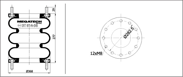 3t 614-36 Mp0